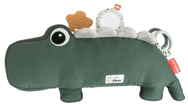 Aktivitetsleksak för magtid - Croco, Grön