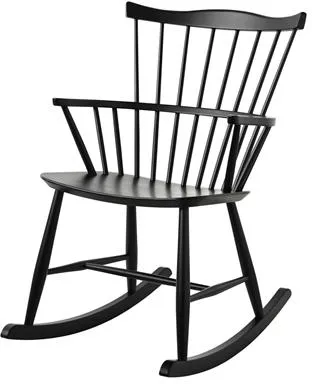 FDB Möbler J52G Gungstol Svart