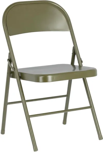 Aidana, fällstol, grön, metall