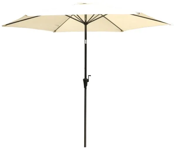 Parasol med lutning beige 300cm