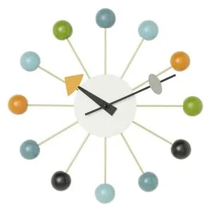 Vitra Ball Clock Väggklocka Flerfärgad
